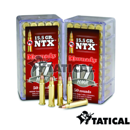 Munição Hornady .17 HMR NTX 15,5gr VARMINT Cx c/50 1