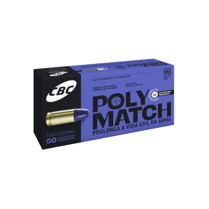 Munição CBC .380 auto LPC 95gr Polymatch Cx C/50 1