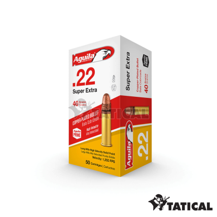 Munição Aguila .22 LR CPSP 40gr Cx c/ 50