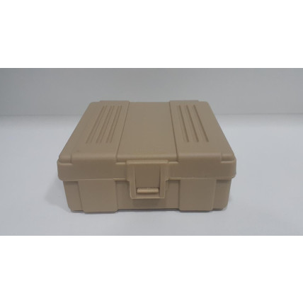 Caixa Para Munição Famplas .40 S&W e .45 ACP P/100un COR:TAN 1