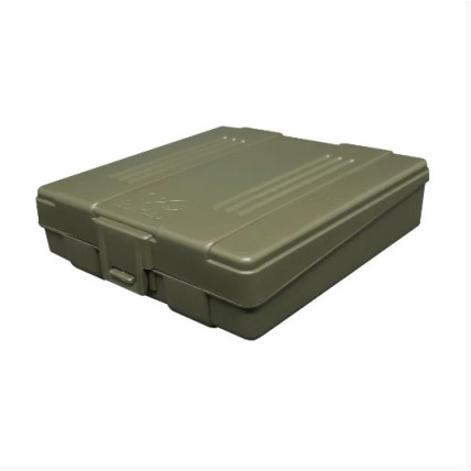 Caixa Para Munição Famplas .40 S&W e .45 ACP P/100un COR:VERDE 1