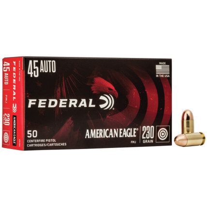 Munição Federal .45 ACP FMJ 230gr Cx c/50 1