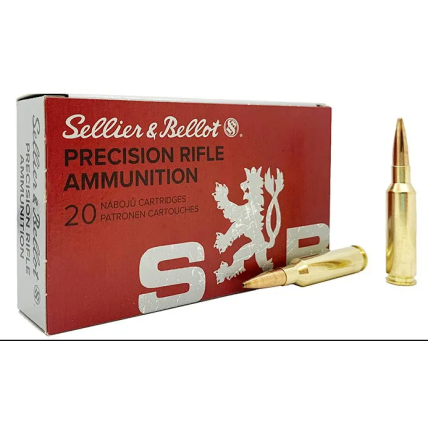 Munição Sellier & Bellot 6,5mm Creedmoor HPBT 142gr Cx c/20 1