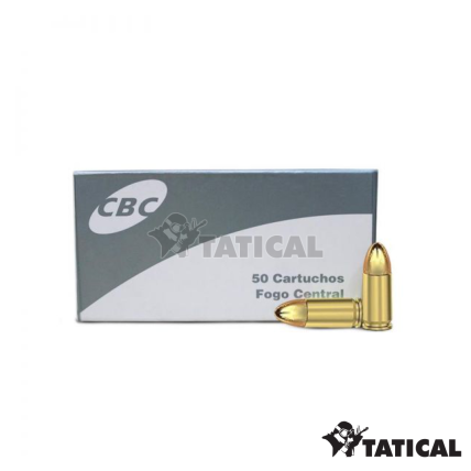 Munição CBC 9 mm Luger Etog 124gr Treina Cx c/50