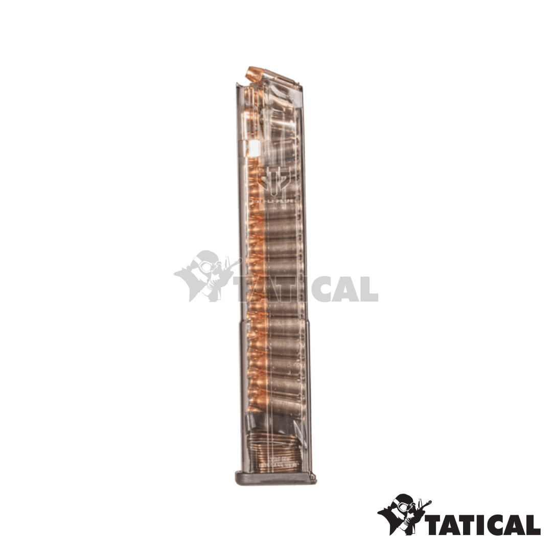 Carregador ETS Para Pistolas Glock Capacidade 32 Tiros 9 mm Luger