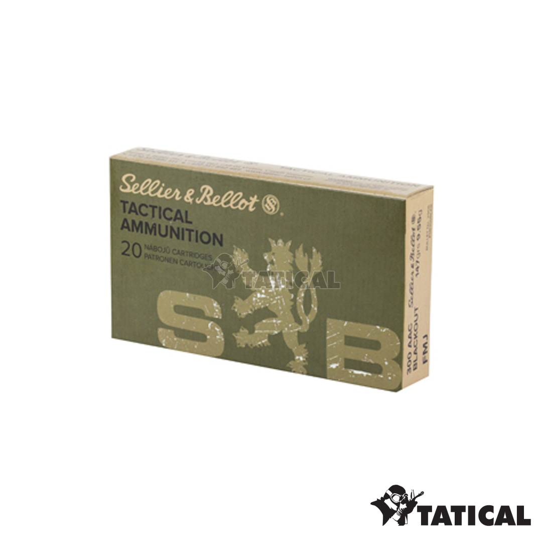 Munição Sellier & Bellot .300 AAC Blackout TXRG 110gr Cx c/20 1