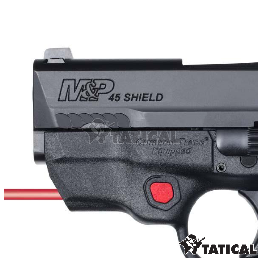 Pistola Smith & Wesson M&P45 SHIELD M2.0 Integrated Crimson Trace® Red Laser Oxidada .45 AUTO