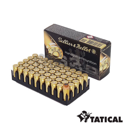 Munição Sellier & Bellot .40 S&W JHP 180GR Cx c/50 1