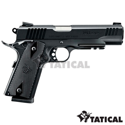 Pistola Taurus PT1911 Tatica Oxidada com Trilho e Miras Trítium .45 ACP 1