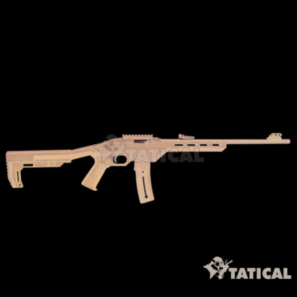 Rifle CBC 7022 .22LR Semi-automático Tactical – Coronha Tática em Polipropileno Preta 1