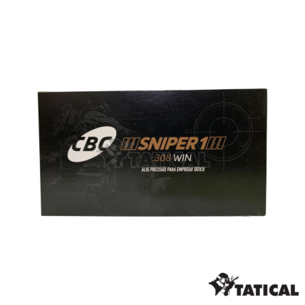 Munição CBC .308 Win Polymer Tip 168gr Sniper 1 Cx c/20