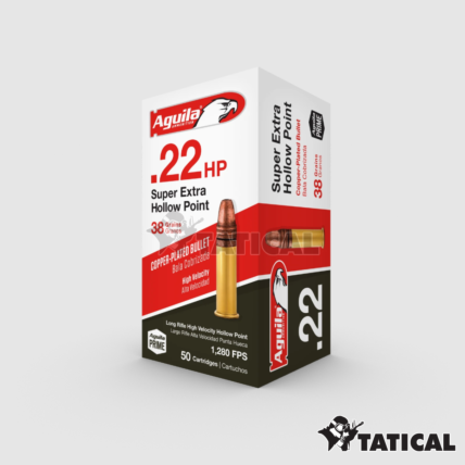 Munição Aguila .22 LR 38gr CPHP Cx c/ 50