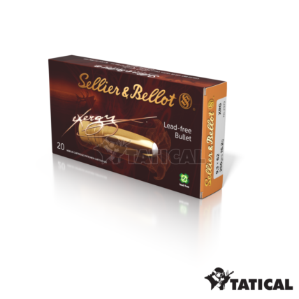 Munição Sellier & Bellot 9,3x62mm XRG 250gr Cx c/20