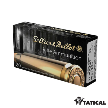 Munição Sellier & Bellot .22 Hornet SP 45gr Cx c/20