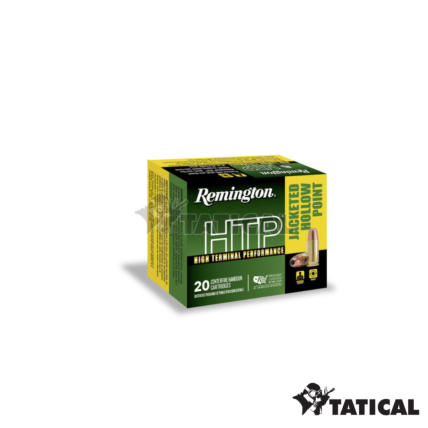 Munição Remington 9 mm Luger HTP 115gr + P JHP Cx c/20