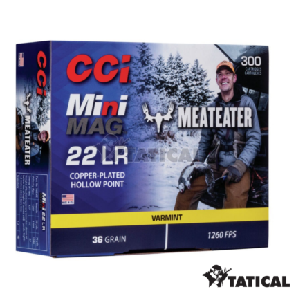Munição CCI .22 LR HS Mini Mag Meat Eater 36gr Cx c/300