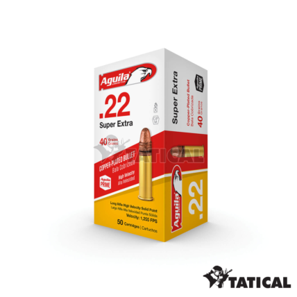 Munição Aguila .22 LR CPSP 40gr Cx c/ 50