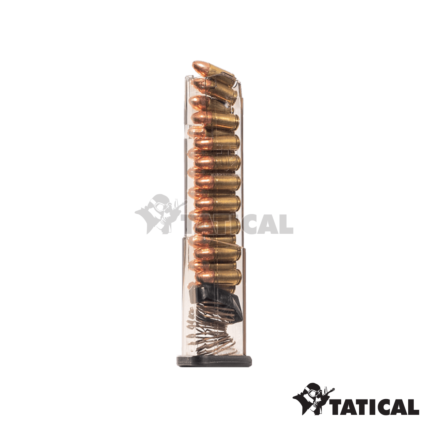 Carregador ETS Para Pistola Glock Capacidade 19 Tiros 9 mm Luger