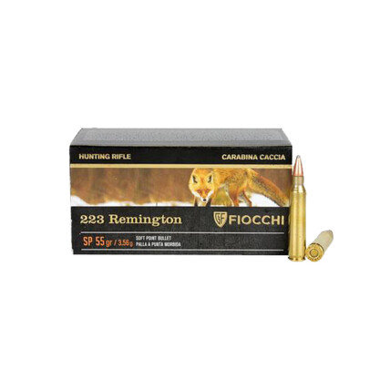 Munição Fiocchi SP .223 Rem 55gr Cx c/50 1