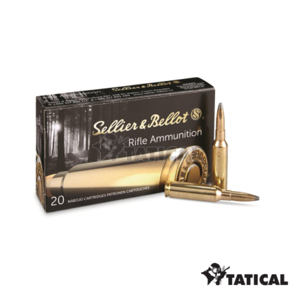 Munição Sellier & Bellot 6,5mm Creedmoor SP 140gr Cx c/20