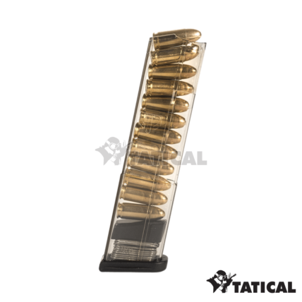 Carregador ETS Para Pistolas Glock Capacidade 12 Tiros 9 mm Luger