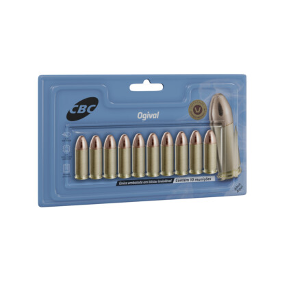 Munição CBC .38 Super AUTO Etog +P 130Gr Blister C/10 1