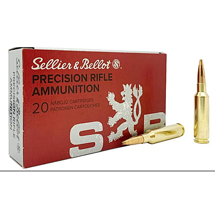 Munição Sellier & Bellot 6,5mm Creedmoor HPBT 142gr Cx c/20 1