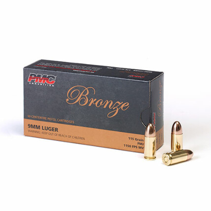 Munição PMC 9 mm Luger 115GR FMJ Cx c/50 1