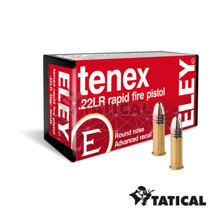 Munição ELEY .22LR Tenex Rapid Fire Pistol 40gr Cx/50 1