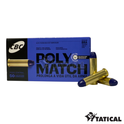 Munição CBC .357 Mag LPC 158gr Polymatch Cx c/50 1