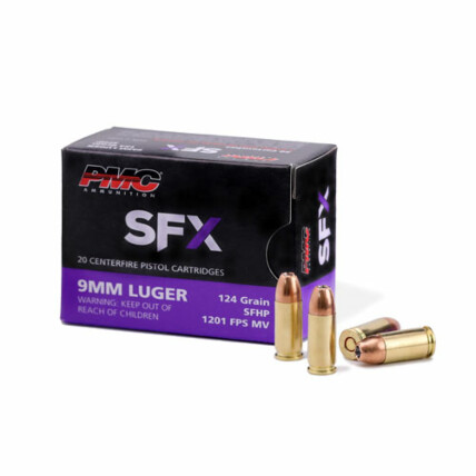 Munição PMC 9 mm Luger 124GR SFHP Cx c/20 1