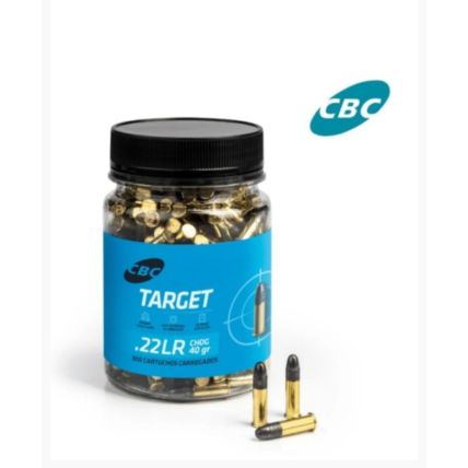 Munição CBC .22 LR Target Chog 40GR.22 LR Pote Com 300UN 1