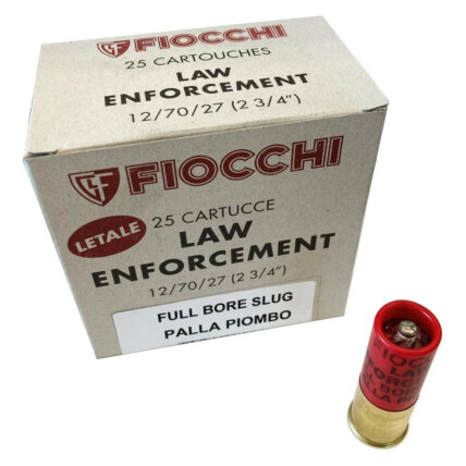 Munição Fiocchi 12 GA Slug Law Enforcement 32gr UN 1