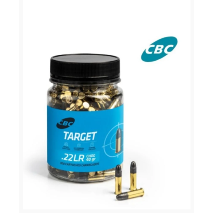 Munição CBC .22 LR Target Chog 40GR.22 LR Pote Com 300UN 1
