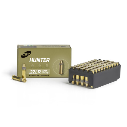 Munição CBC .22 LR Hunter Hyper CHPO 33gr Cx c/50 1