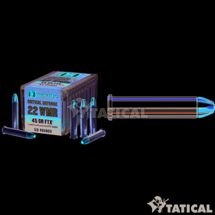 Munição Hornady .22 WMR FTX Critical Defense 45gr Cx c/50 1