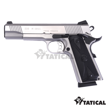 Pistola Tisas Zig M1911 Stainless  Inox .45 ACP 1