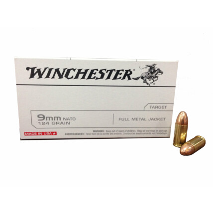 Munição Winchester 9 mm Luger MOD Q4318 Cx c/50 1