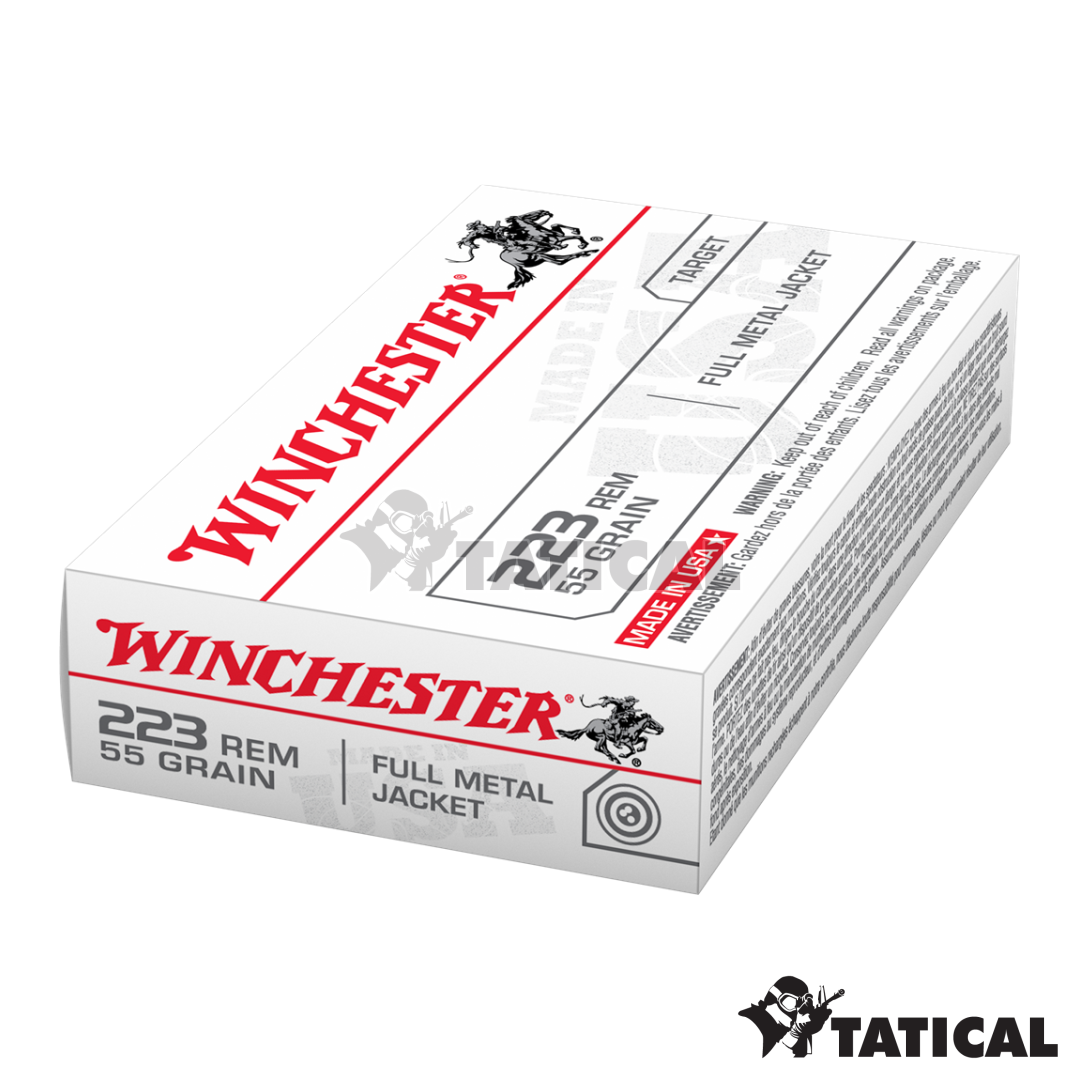 Munição Winchester White Box .223 Rem 55gr Cx c/20