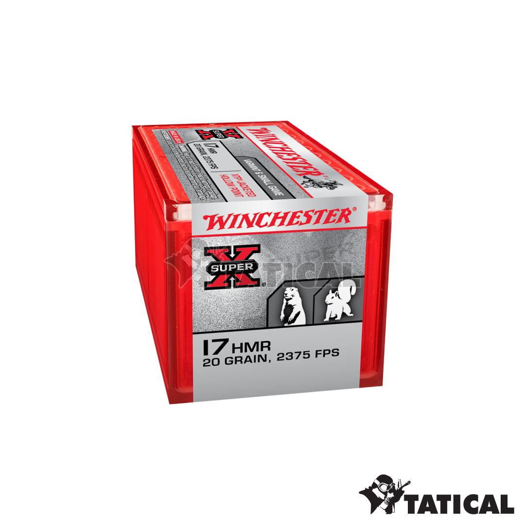 Munição Winchester Super X 17 Hmr 20GR Cx c/50